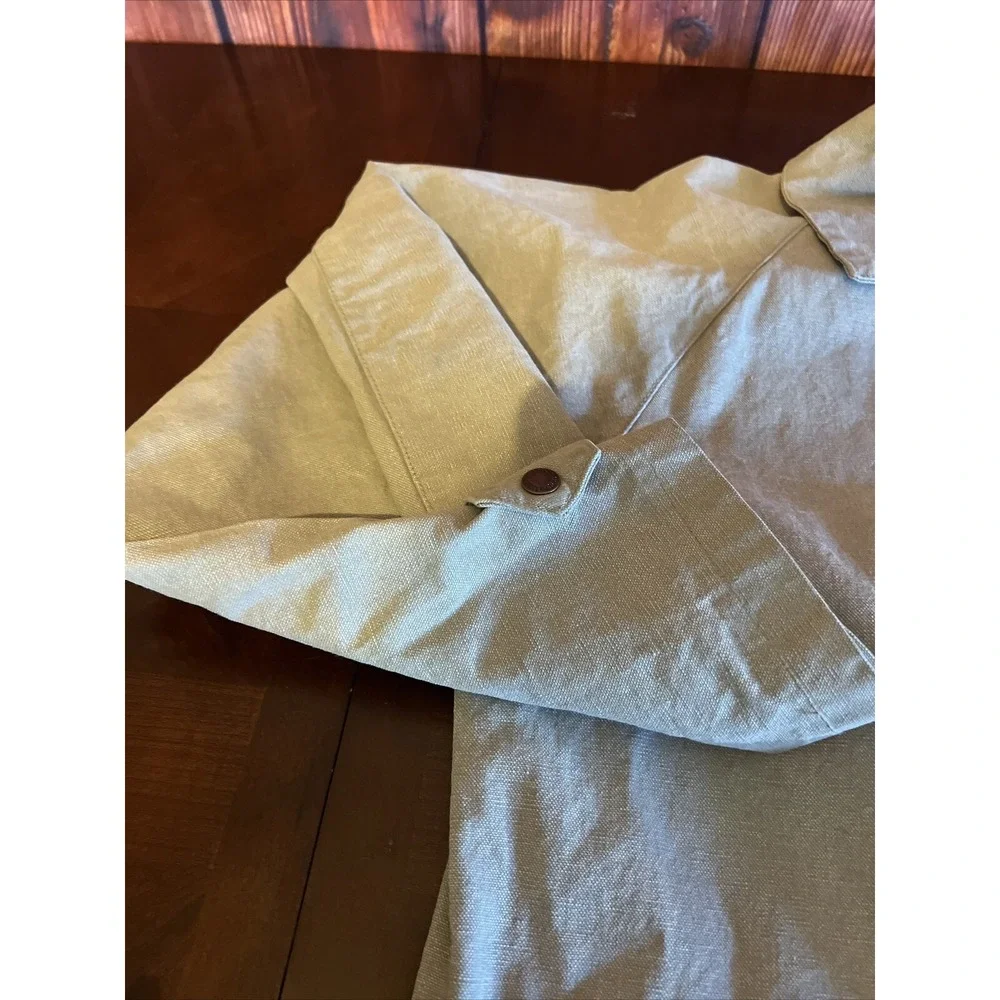 Australian Outback Collection Cotton  Duster Men Coat‎ Sz M Cape Missing Jacket